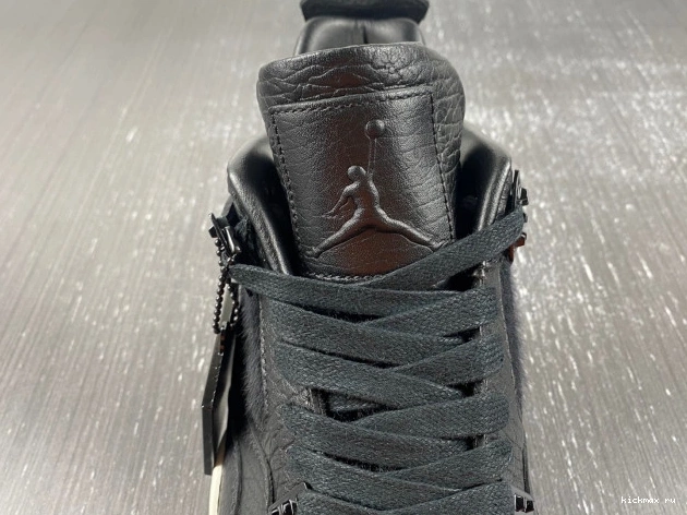 Cheap Black 4 Jordan Retro 819139-010 Pony Hair 0724